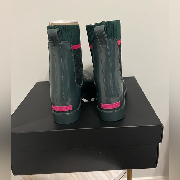 Coach Rain Bootie - Size 6 - Picture 2 of 8